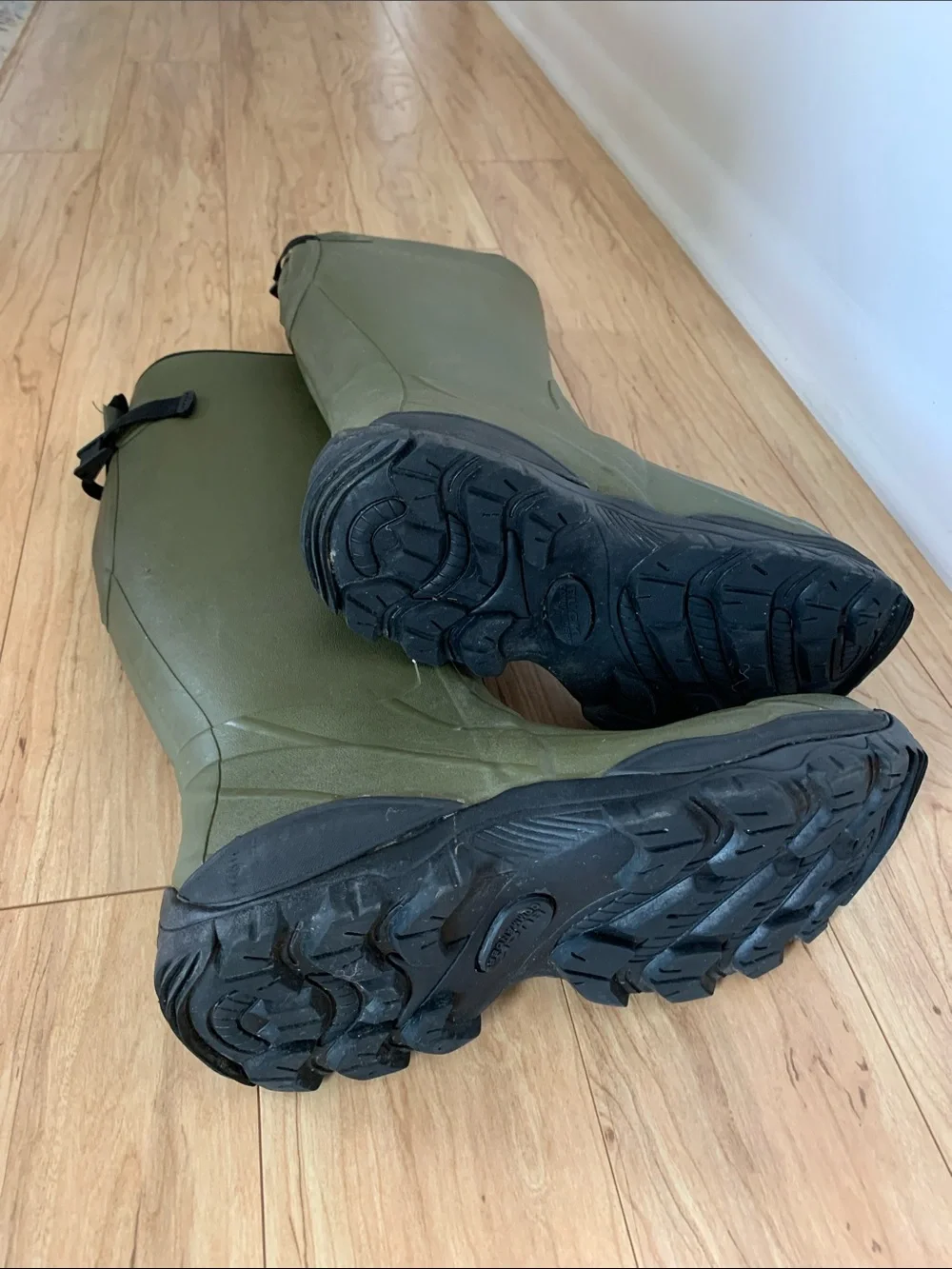 Buck Commander Olive Green Rubber Tall Hunting Boots